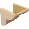 Ekena Millwork 8"W x 8"D x 8"H Wide Crestline Rough Cedar Woodgrain TimberThane Corbel, Primed Tan CORUR08X08X08CRERCPR - alternate 6